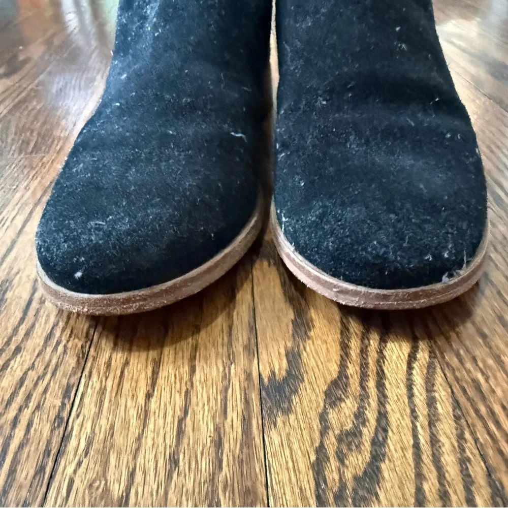 Women’s Frye Elyssa‎ Black Suede Ankle Boots Size 8.5